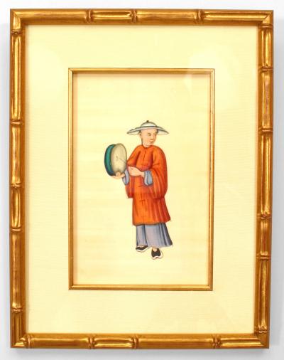 Chinese Gauche Traditional Figure Paintings