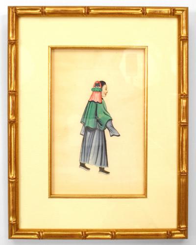 Chinese Gauche Traditional Figure Paintings