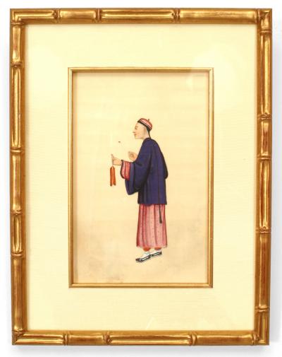 Chinese Gauche Traditional Figure Paintings