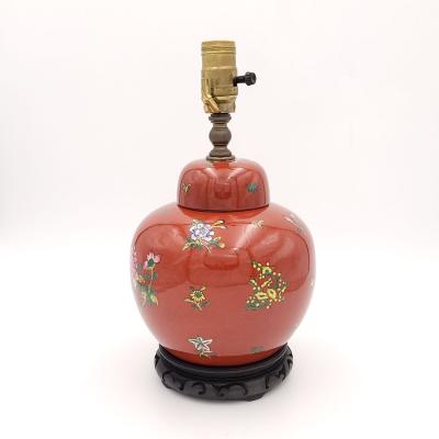 Chinese Glazed and Enameled Ginger Jar circa 1900