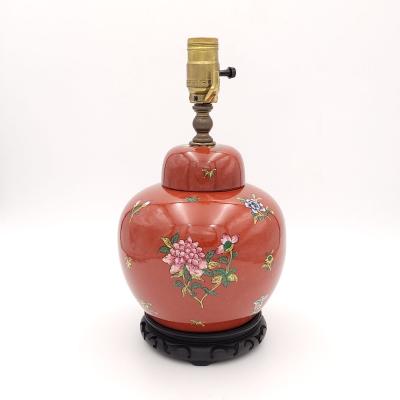 Chinese Glazed and Enameled Ginger Jar circa 1900
