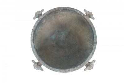 Chinese Han Dynasty Style Patinated Bronze Pot