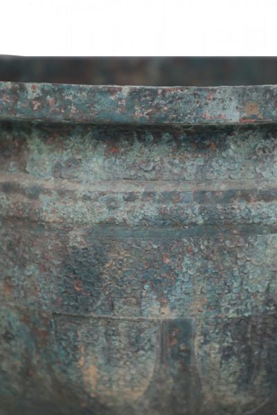 Chinese Han Dynasty Style Patinated Bronze Pot