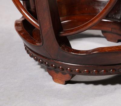 Chinese Hongmu Drum Stool