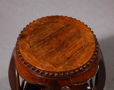 Chinese Hongmu Drum Stool