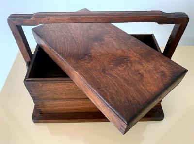 Chinese Huanghuali Stacked Picnic Box