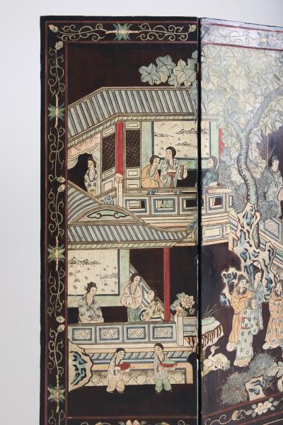 Chinese Lacquer Screen