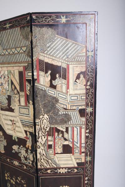 Chinese Lacquer Screen
