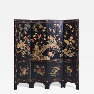 Chinese Lacquer Screen