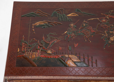 Chinese Lacquered and Decorated Low Table