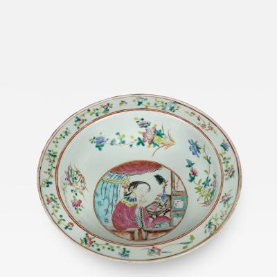 Chinese Large Famille Rose Bowl