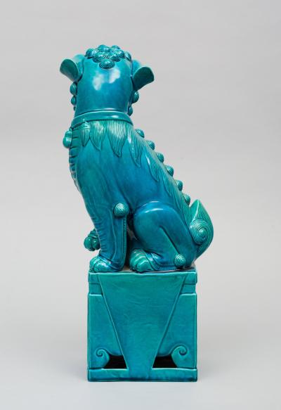 Chinese Large Turquoise Foo Dog