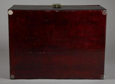 Chinese Leather Traveling Trunk
