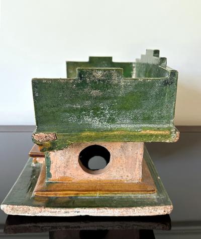 Chinese Ming Dynasty Tomb Funeral Pottery Bed Model