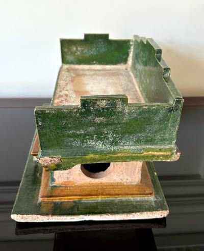 Chinese Ming Dynasty Tomb Funeral Pottery Bed Model