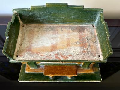 Chinese Ming Dynasty Tomb Funeral Pottery Bed Model