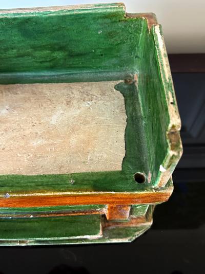 Chinese Ming Dynasty Tomb Funeral Pottery Bed Model