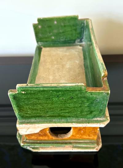 Chinese Ming Dynasty Tomb Funeral Pottery Bed Model