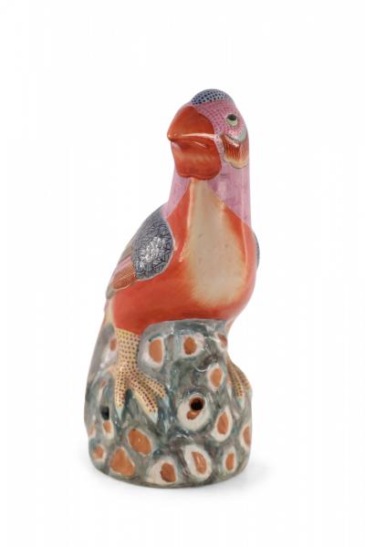 Chinese Multicolor Porcelain Pheasant Statue