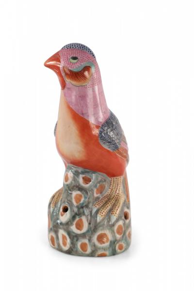 Chinese Multicolor Porcelain Pheasant Statue