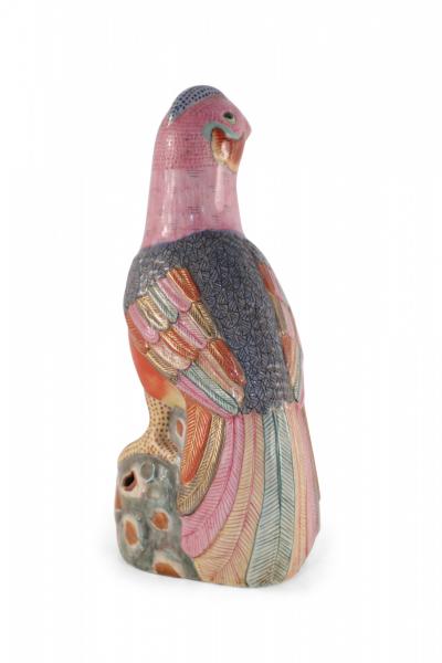 Chinese Multicolor Porcelain Pheasant Statue