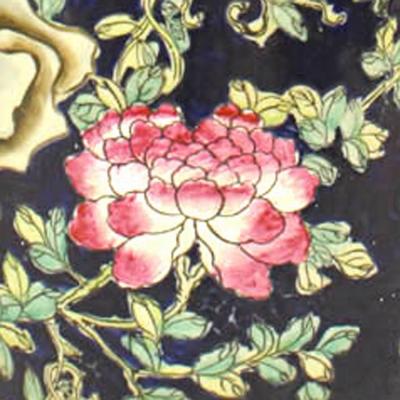 Chinese Porcelain Floral Umbrella Stand