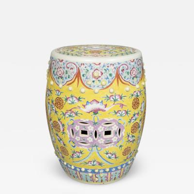 Chinese Porcelain Garden Barrel