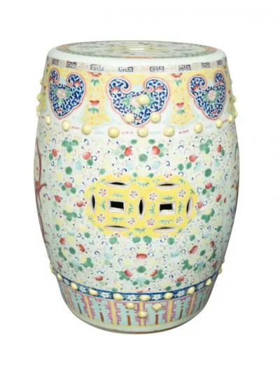 Chinese Porcelain Garden Barrel