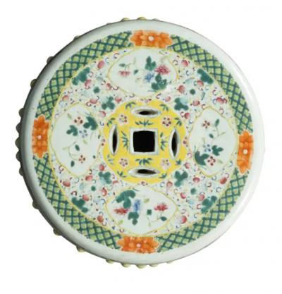 Chinese Porcelain Garden Barrel
