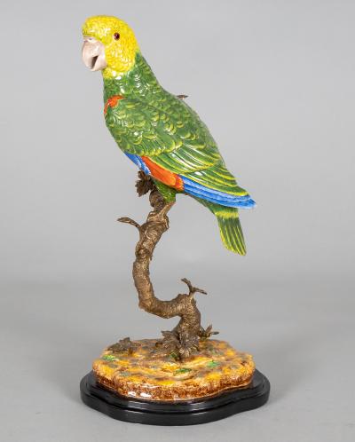 Chinese Porcelain Parrot