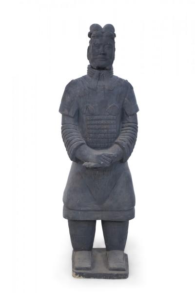 Chinese Qin Dynasty Style Life Size Terracotta Soldier Statue