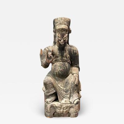 Chinese Qing Dynasty Wood Sculpture