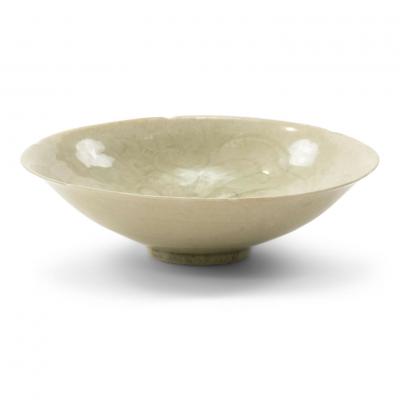 Chinese Qingbai Lobed Foliate Rim Bowl Song Dynasty
