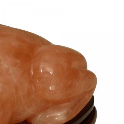 Chinese Rose Quartz Toad