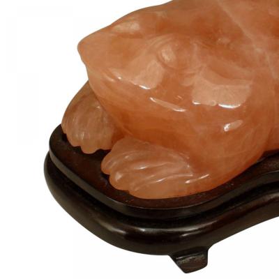 Chinese Rose Quartz Toad