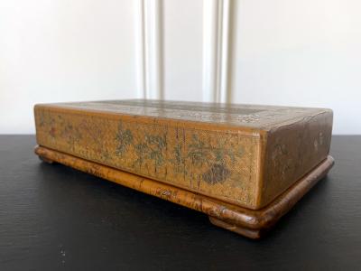 Chinese Royal Lacquer Box for Poetry Slips