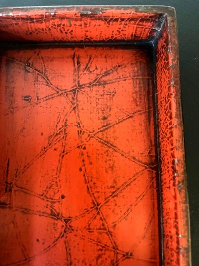 Chinese Royal Lacquer Box for Poetry Slips