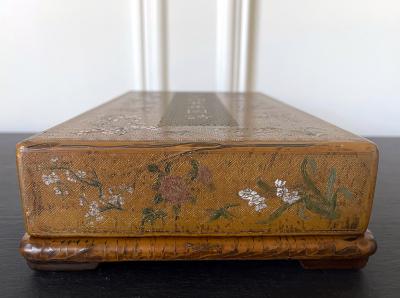 Chinese Royal Lacquer Box for Poetry Slips