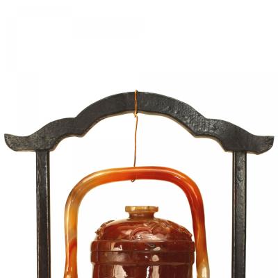 Chinese Rust Agate Vessel