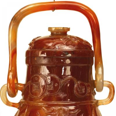 Chinese Rust Agate Vessel