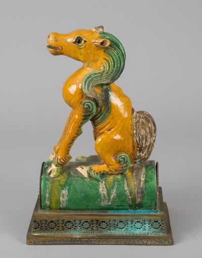 Chinese Sancai Glazed Roof Tile