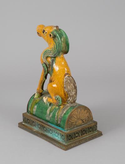 Chinese Sancai Glazed Roof Tile