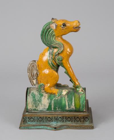 Chinese Sancai Glazed Roof Tile