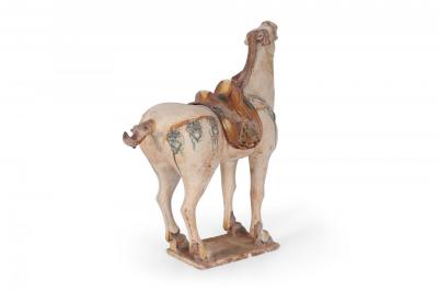 Chinese Sancai Glazed Tang Dynasty Style Terra Cotta Horse Tomb Figure