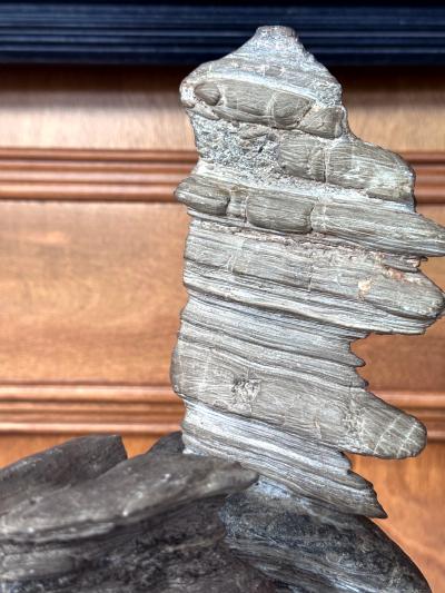 Chinese Scholar Stone Wuling Rock on Stand