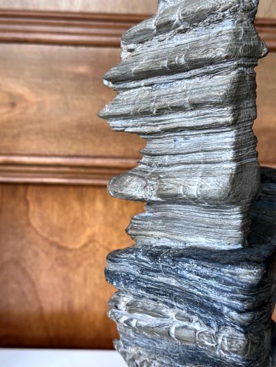 Chinese Scholar Stone Wuling Rock on Stand