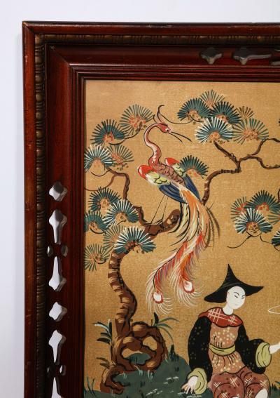 Chinese School Chinese Export Gouache Painting