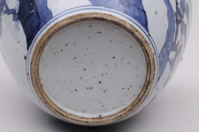 Chinese Shunzhi Blue and White Vase 1644 1661