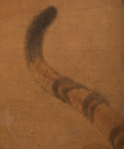Chinese Single Panel Chinese Painting of Tiger