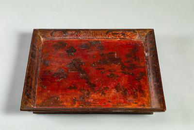 Chinese Square Incense Tray